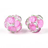Fruit Round Resin Beads RESI-T059-03J-2