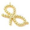 Bowknot Rack Plating Brass Pendants KK-S396-10A-2