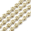 Brass Flower Link Chains CHC-N018-063-4