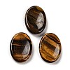 Natural Tiger Eye Oval Worry Stone X-G-R487-01D-1