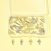 40Pcs 4 Styles Alloy Pendants FIND-FS0004-17-8