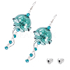 Brass Dangle Earring EJEW-TAC00020-2