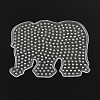 Elephant ABC Plastic Pegboards used for 5x5mm DIY Fuse Beads X-DIY-Q009-27-2
