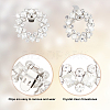 AHADEMAKER 2Pcs Detachable Flower Shoe Decoration AJEW-GA0004-28-4