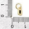 Brass Cubic Zirconia Charms KK-G554-02D-05-3