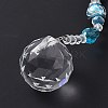 Faceted Crystal Glass Ball Chandelier Suncatchers Prisms AJEW-G025-A07-3
