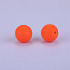 Round Silicone Focal Beads SI-JX0046A-37-2