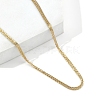 201 Stainless Steel Coreana Chains Multi Layered Necklaces for Women NJEW-D055-09G-1