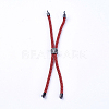 Nylon Twisted Cord Bracelet Making MAK-F018-01B-RS-2