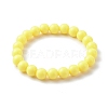 Opaque Acrylic Beads Stretch Bracelet for Kid BJEW-JB06586-5