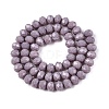 Opaque Solid Color Imitation Jade Glass Beads Strands LS-EGLA-A044-P8mm-D13-2