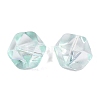 Electroplate Transparent Glass Beads EGLA-Q140-01-A07-2