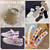 240Pcs 8 Colors Acrylic Rhinestone Cabochons GACR-CY0001-01-5