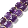 Natural Amethyst Beads Strands G-H061-A13-01-1