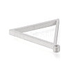 Tarnish Resistant 304 Stainless Steel Open Back Bezel Pendants STAS-K208-03P-2