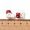 Handmade Lampwork Bumpy Beads Strands LAMP-U001-01E-1-4