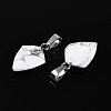 Natural Howlite Pendants G-N349-18P-07-2