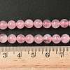 Pink Color Natural Madagascar Rose Quartz Beads Strands G-D654-6mm-6