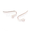 304 Stainless Steel French Earring Hooks X-STAS-H436-07RG-2