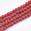 Spray Painted Non-magnetic Synthetic Hematite Beads Strands G-T124-12A-3
