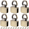 6Pcs Zinc Alloy Bag Buckles FIND-GF0006-89A-1