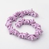 Handmade Porcelain Starfish/Sea Stars Beads Strands X-PORC-E007-06-2