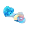 Electroplate Glass Charms GGLA-Z002-02O-2