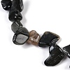 Natural Eagle Eye Stone Nuggets Beads Strands G-B125-A15-01-3