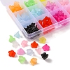144Pcs 12 Colors Opaque Acrylic Beads SACR-YW0001-46-2