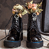 16Pcs 8 Style Cross/Butterfly/Moon Alloy Shoe Decoration HJEW-AB00624-6