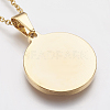 304 Stainless Steel Pendant Necklaces STAS-I075-09G-4