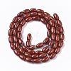 Natural Red Jasper Beads Strands G-S364-016-2