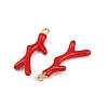 Brass Alloy Pendants KK-R226-15G-03-2