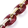 Handmade CCB Plastic Cable Chains AJEW-JB00645-02-2