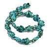 Synthetic Turquoise Dyed Beads Strands G-P507-05Q-4