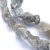 Raw Rough Natural Labradorite Beads Strands G-I279-B07-3