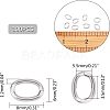 304 Stainless Steel Open Jump Rings STAS-UN0006-37A-2