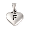 304 Stainless Steel Pendants STAS-P278-01F-P-1-1