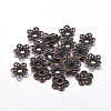 Tibetan Style Alloy Bead Caps LS-X-RLF10597Y-NF-1