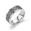 201 Stainless Steel Cross Pattern Finger Rings for Men FS-WGDD078-13-1