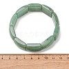 Rectangle Natural Green Aventurine Beaded Stretch Bracelets for Women Men GG-CBA9ACE-C08-5