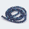 Electroplate Glass Beads Strands EGLA-A034-T6mm-L15-2