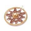 Glass Pendants PALLOY-MZ00229-01-4