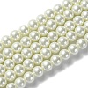 Eco-Friendly Dyed Glass Pearl Round Beads Strands HY-A002-8mm-RB-M-2