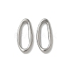 304 Stainless Steel Oval Linking Rings STAS-L300-010A-P-1