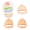 Triangle Wood Embroidery Hoop Easels TOOL-WH0155-48-1