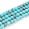 Baking Paint Glass Beads Strands DGLA-N010-6mm-03-1