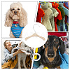 10Pcs 3 Styles Wood Clothes Hanger for Dog Cat AJEW-DR0001-09-7