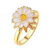 Daisy Rotatable Finger Ring for Women PW-WGB93E2-01-1