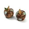 Synthetic Aqua Terra Jasper Pendants GG-CBAA20A-07G-02-2